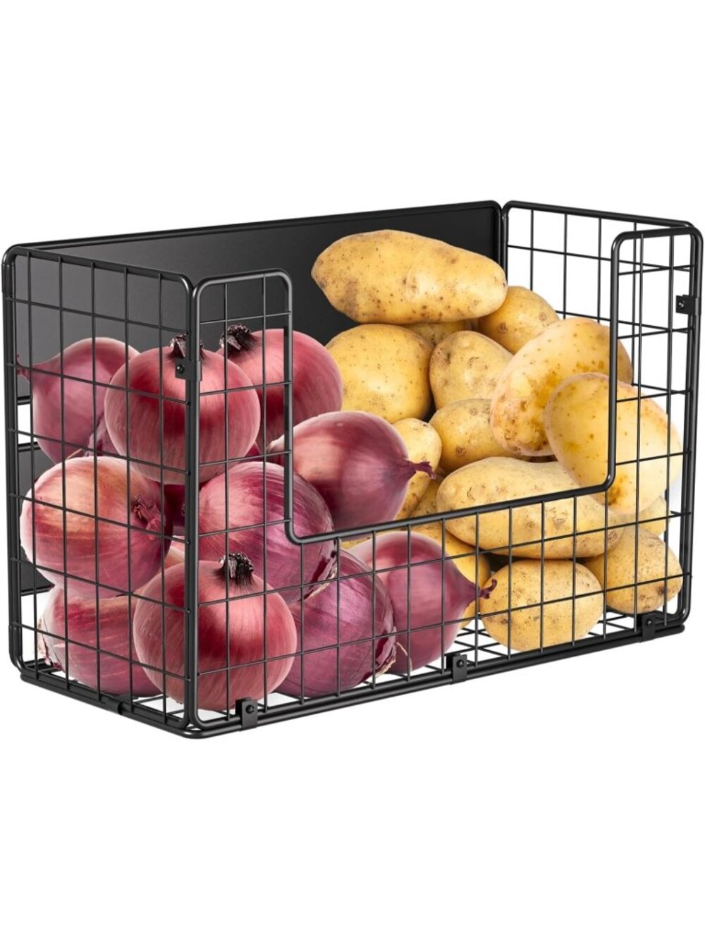 New Large Magnetic Fridge Shelf Fruit Potato Onion Pantry Storage Basket